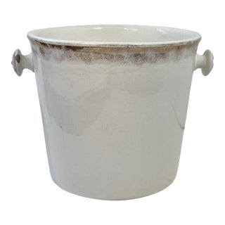 1900 La Belle China Wheeling Pottery Large Jardiniere Planter - For Sale