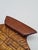 Mid-Century Modern Mid-20th Century Wooden Tray with Geometric Inlay and Handles, 1950s For Sale - Image 3 of 9