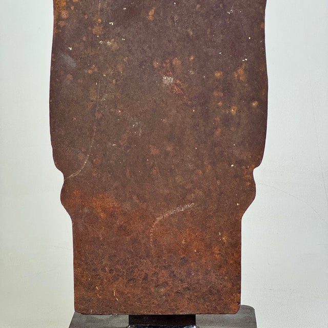 Rare Human Form Vintage Shooting Target on Custom Made Stand For Sale - Image 4 of 8