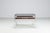 Scandinavian Coffee Table in Metal, Teak and Smoked Glass Denmark 1960 For Sale - Image 4 of 15
