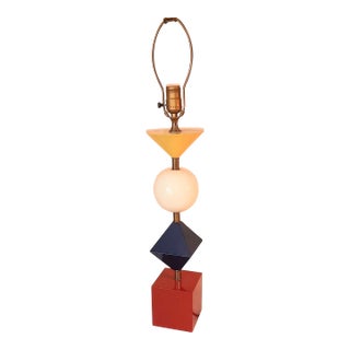 Memphis Style Thurston Lamp Geometric Primary Modernist For Sale