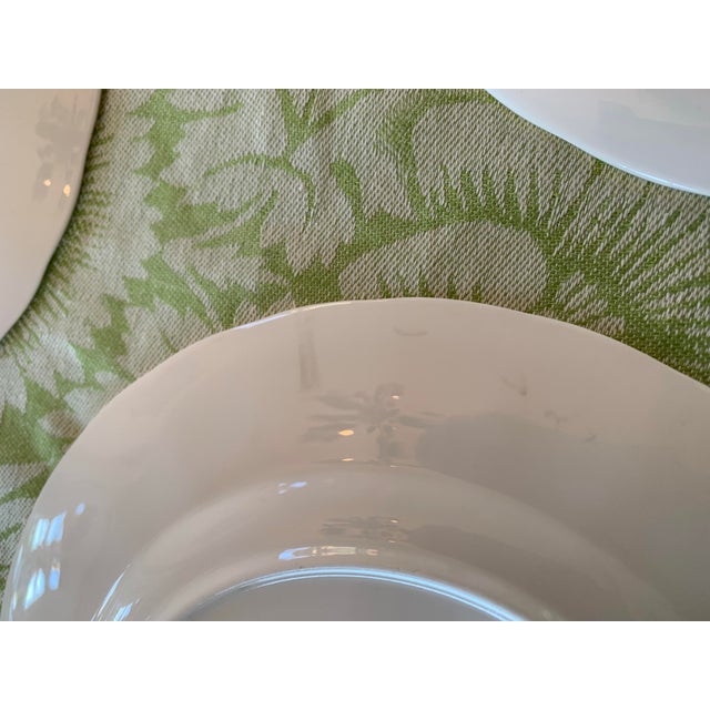 Ceramic Vintage English Bone China Salad or Dessert Plates Set of 8 For Sale - Image 7 of 11