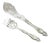 Antique English Victorian Silver Plated Figural Fish Service Fork Knife Set For Sale