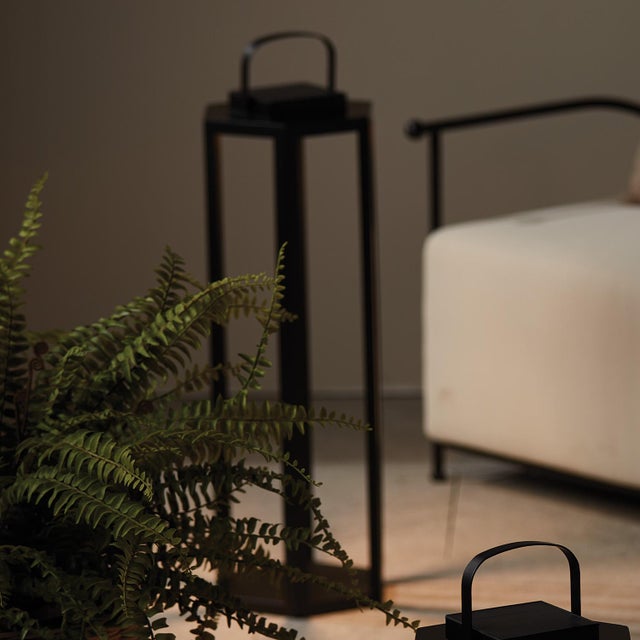 Illuminate the evening with the energy of the sun. The Joyce Solar LED Lantern is a contemporary lantern designed with a...