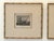 Pair Antique Framed Original Prints Professionally Framed Gold Silk Matte c.18th Century