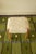 Cream 1950s Scandinavian Modern Sheepskin Stool For Sale - Image 8 of 10