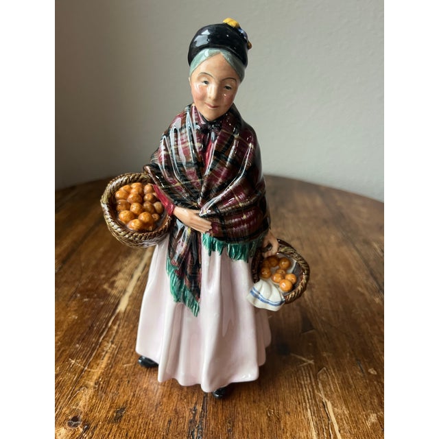 Mid 20th Century Royal Doulton Hn1759 "The Orange Lady" Figurine, Made in England For Sale In Dallas - Image 6 of 7
