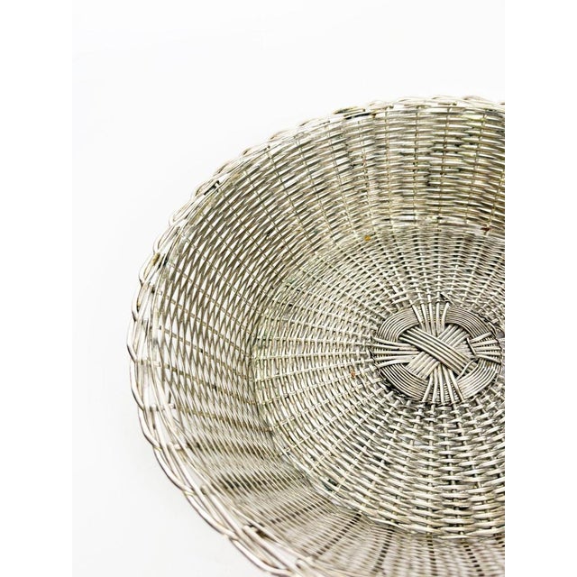 Metal Bread Basket, France, 1970s For Sale - Image 6 of 12