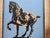 1940s Vintage Batik Style Horse Wall Art Framed Mid-Century Decorative Panel For Sale - Image 5 of 12