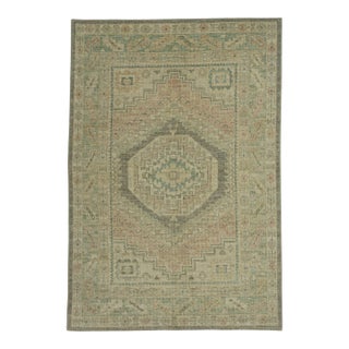 Turkish Oushak Rug 5'1" x 7'4" #20233 For Sale