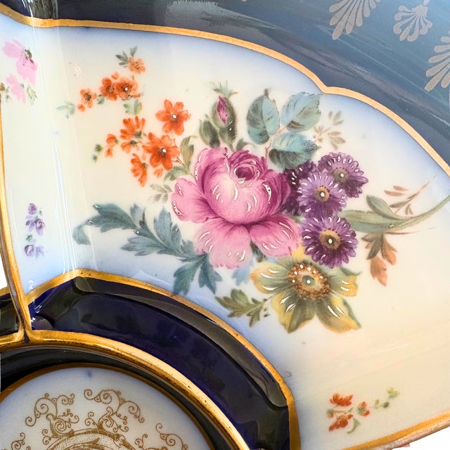 Large Vintage French Aperitif Platter from Limoges, 1950 For Sale - Image 3 of 10