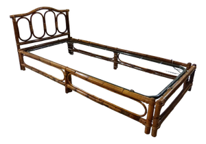 Bamboo and Rattan Bed, 1970s