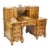 Victorian Burr Walnut Dickens Pedestal Desk, 19th Century For Sale