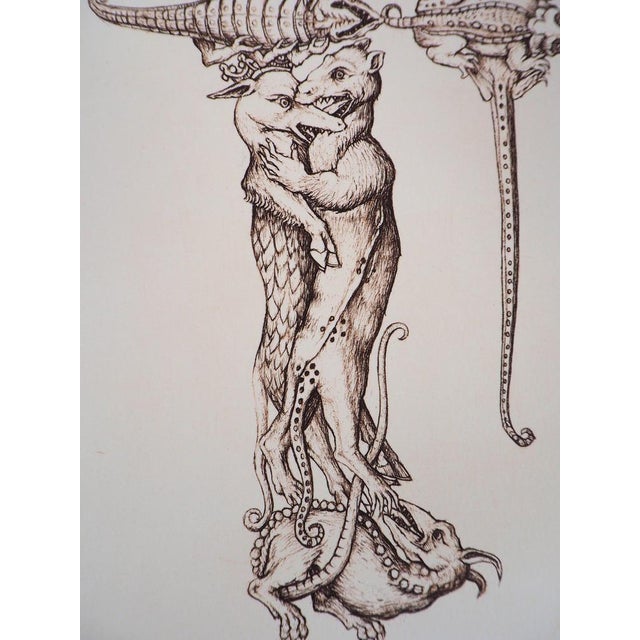 Cecile Reims, The Rats Which Devour Each Other, 1991, Lithograph For Sale - Image 5 of 9