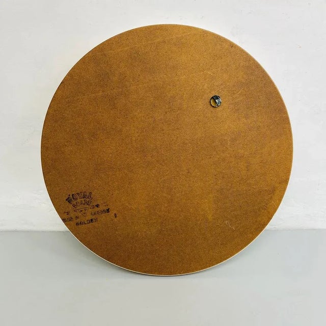 Italian Mid-Century Modern Round White Plastic Mirror, 1980s For Sale - Image 14 of 16