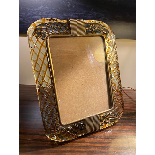 Vintage Italian Picture Frame by Barovier & Toso, 1950 For Sale - Image 10 of 10