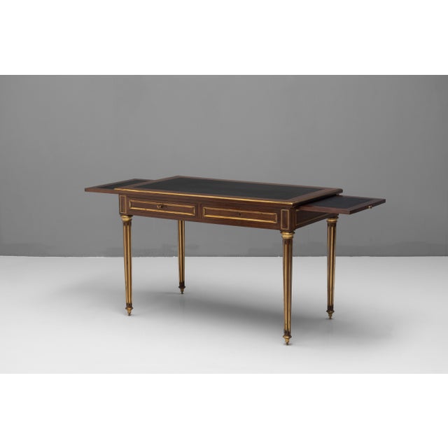 Late 19th Century Vintage Flat Desk, 1890 For Sale - Image 5 of 10