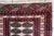 Red 1960s, Handmade Vintage Uzbek Bukhara Rug 2.5' X 4.2' For Sale - Image 8 of 13