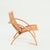 Gijs Bakker Folding Chair in Rattan and Wood by Gijs Bakker for Catelijn, Netherlands 1976 For Sale - Image 4 of 18