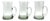 Mid-Century Modern Brutalist Studio-Glass Tankards in the style of Erik Höglund from Kosta Boda, 1960s, Set of 3 For Sale