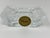 1980s Vintage Cristal France 24% Lead Crystal Square Individual Ashtray Candle Holder For Sale - Image 5 of 7