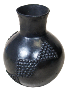 Zulu Pot in Clay