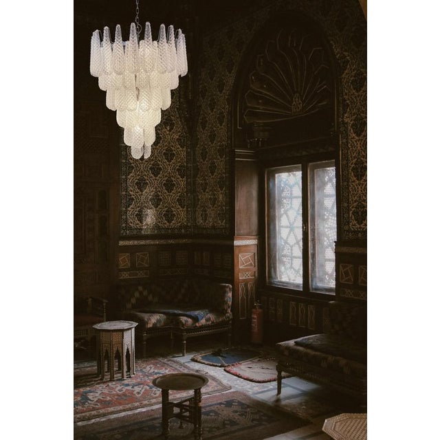 Italian Murano Glass Petals Chandelier, 1970s For Sale - Image 12 of 18