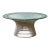 Warren Platner Glass and Steel Coffee Table For Sale