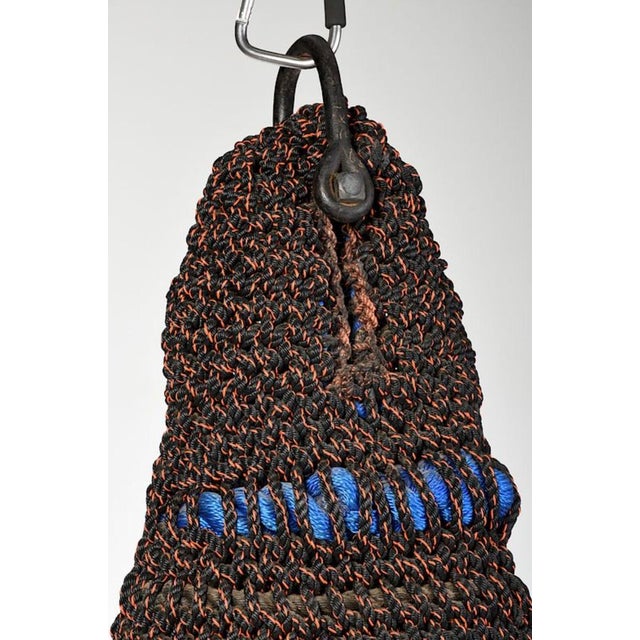(American, 20th century)Quadriform, macrame fiber sculpture, 8 x 6 ft.; Provenance: Property From A Southern Institution
