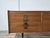 Vintage Walnut Chest of Drawers with Iron and Brass Details, 1960 For Sale - Image 9 of 18