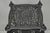 Victorian Antique French Renaissance Victorian Cast Iron Figural 3 Tier Plant Stand Table For Sale - Image 3 of 18