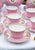 Ceramic Pink Porcelain Tea Service for 11 with Medallion from Vieux, Paris, 1900s, Set of 25 For Sale - Image 7 of 14
