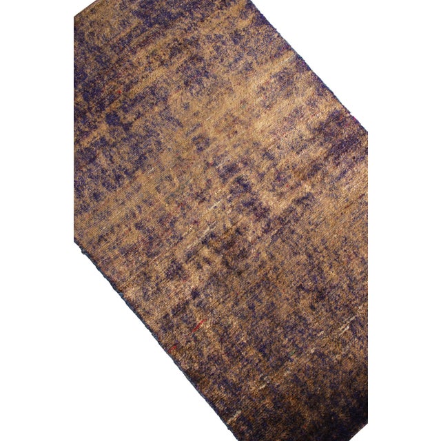 Rug & Kilim Rug & Kilim's Modern Silk Rug Beige Brown Textural Custom Pattern For Sale - Image 4 of 5