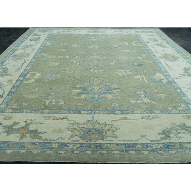 Turkish Oushak Rug 11'10" x 15'7" #19180 Explore a curated collection of hallway runners, wool rugs, and handmade...