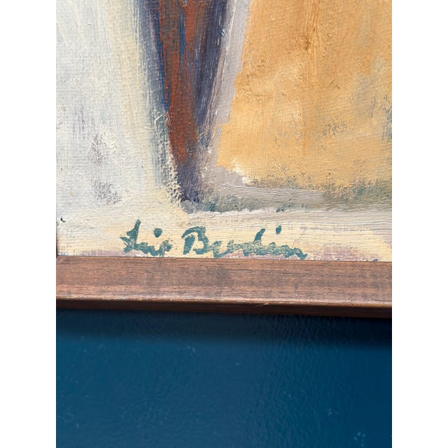 Leif Bodin, Facades, 1950s, Oil on Canvas, Framed For Sale - Image 11 of 18