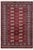 Tribal Bokhara Maroon/Gray Hand Knotted Wool Rug For Sale - Image 9 of 9