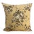 Vintage Yellow and Floral Pillow by Trs For Sale