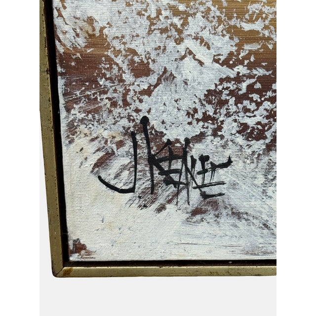 Mid Century Painting “ Regatta” by Theodore J. Keene For Sale In Greenville, SC - Image 6 of 6