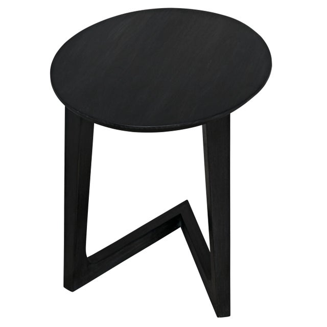 Mid-Century Modern NOIR Cantilever Table, Charcoal Black For Sale - Image 3 of 8