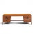Jens Risom Mid Century Walnut Executive Desk This desk measures: 81.5 wide x 36 deep x 27.25 high, with a chair clearance...