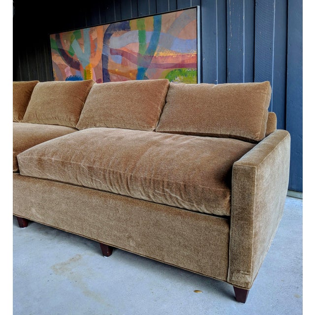 108 Extra  Long  Mohair Sofa  by Pearsall Chairish