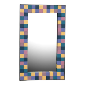 Vintage Tiles Mosaic Mirror - Handcrafted by Joseph Malekan