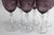 French 1990s Cristal d'Arques Purple Amethyst Water Wine Crystal Goblets Glasses - Set of 7 For Sale - Image 3 of 5
