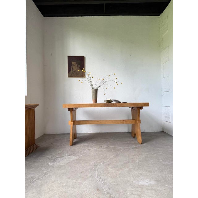 Beech Mountain Furniture Table, 1950s For Sale - Image 9 of 18