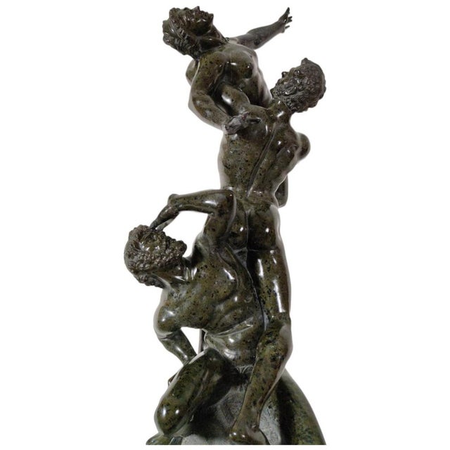 Abduction of Sabine, 19th Century, Serpentine Sculpture For Sale - Image 9 of 14