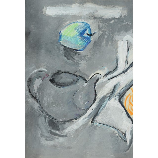 1990s Richild Holt, Still Life with Apples, 1992, Mixed Media For Sale - Image 5 of 13