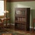 Mission Craftsman Style Oak Barrister Bookcase - Walnut Stain For Sale - Image 4 of 7
