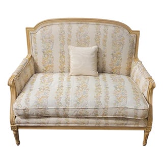 Fine 1950s French Empire Style Settee For Sale