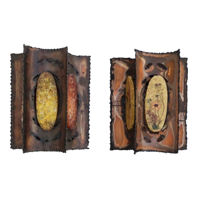 1970s J.C. Accolay Sconces - a Pair For Sale