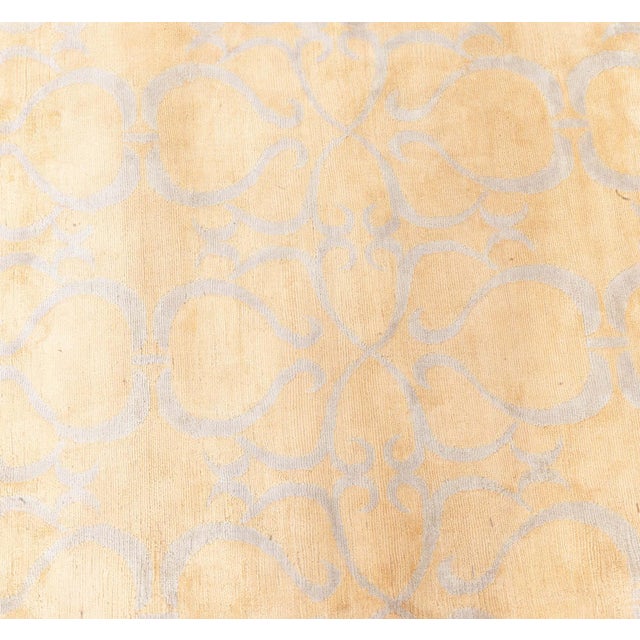 Textile Contemporary Silk Rug by Doris Leslie Blau For Sale - Image 7 of 8